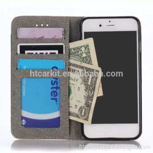 2015 New arrival Mobile phone case For iphone 6s wholesale Flip leather case